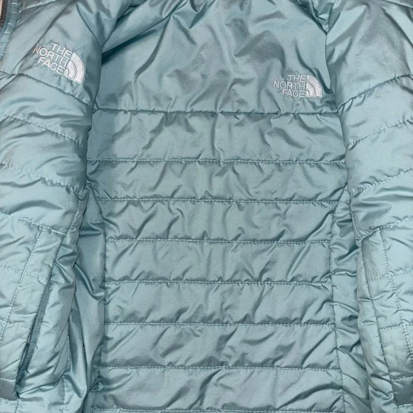 The North Face Kids Teal Puffer Jacket - Picture 5 of 6